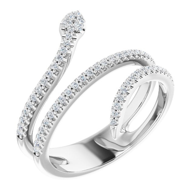 DIAMOND SNAKE RING