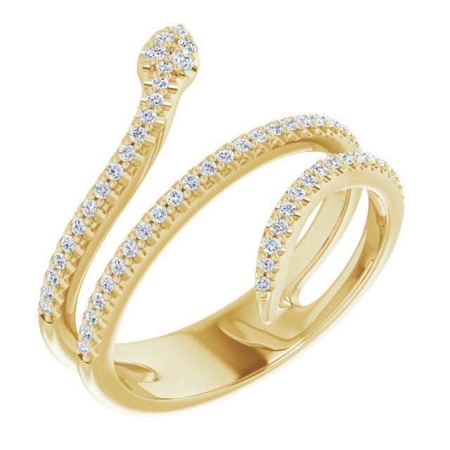 DIAMOND SNAKE RING