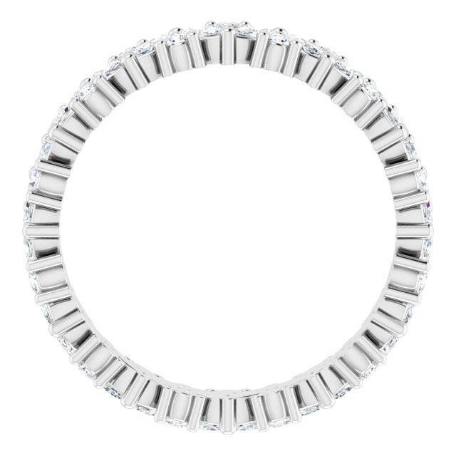 1 CTW MARQUISE CLUSTER ETERNITY BAND