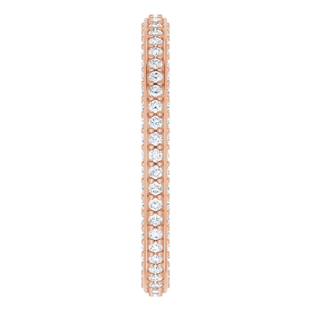 ¾ CTW DIAMOND THREE-SIDED ETERNITY BAND
