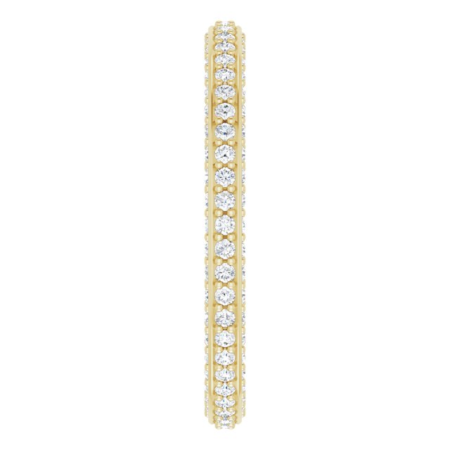 ¾ CTW DIAMOND THREE-SIDED ETERNITY BAND