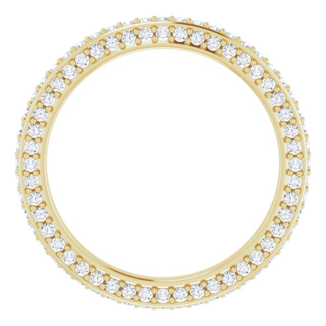 ¾ CTW DIAMOND THREE-SIDED ETERNITY BAND