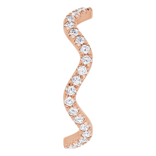 FRENCH SET ETERNITY BAND - 14K Rose Gold