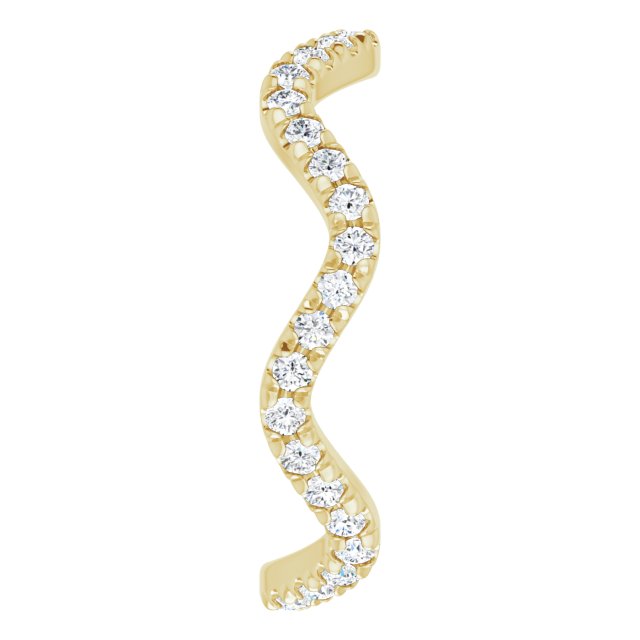 FRENCH SET ETERNITY BAND - 14K Yellow Gold