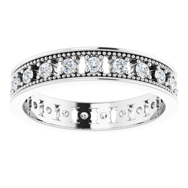 ½ CTW DIAMOND ACCENTED ETERNITY BAND