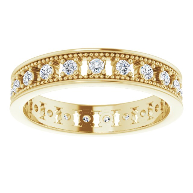 ½ CTW DIAMOND ACCENTED ETERNITY BAND