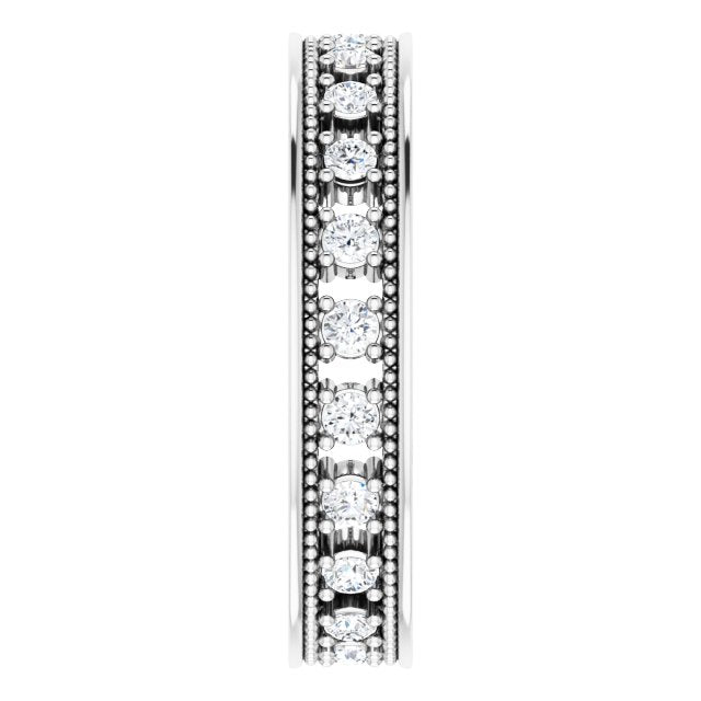 ½ CTW DIAMOND ACCENTED ETERNITY BAND