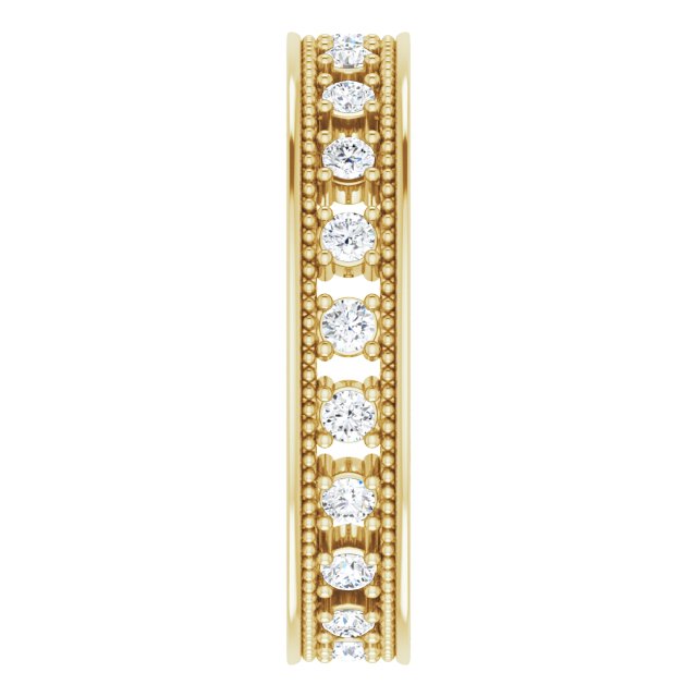 ½ CTW DIAMOND ACCENTED ETERNITY BAND