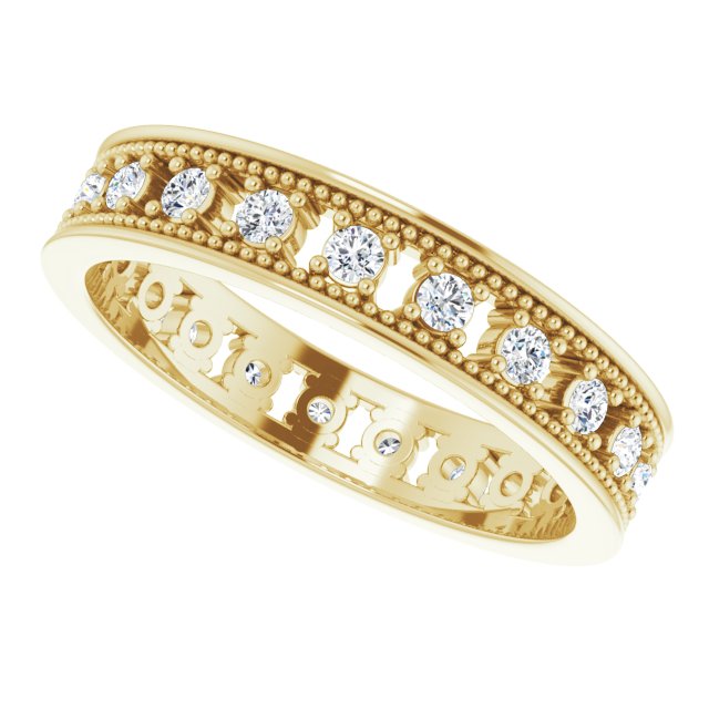 ½ CTW DIAMOND ACCENTED ETERNITY BAND