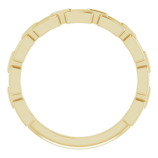 CHAIN LINK RING - Yellow Gold