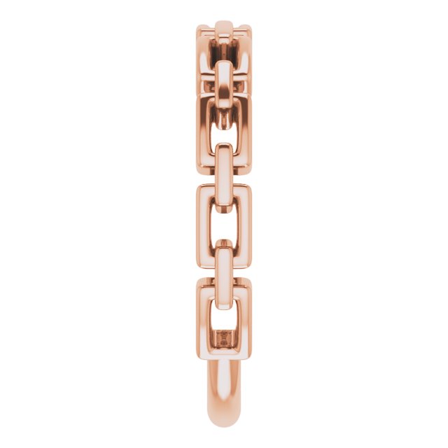 CHAIN LINK RING - Rose Gold