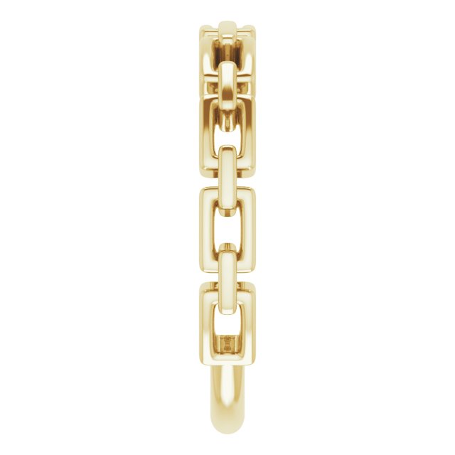 CHAIN LINK RING - Yellow Gold