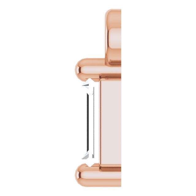 DIAMOND STRAIGHT BAGUETTE DANGLE