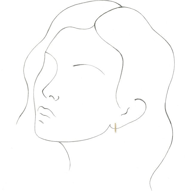 BEADED HOOPS