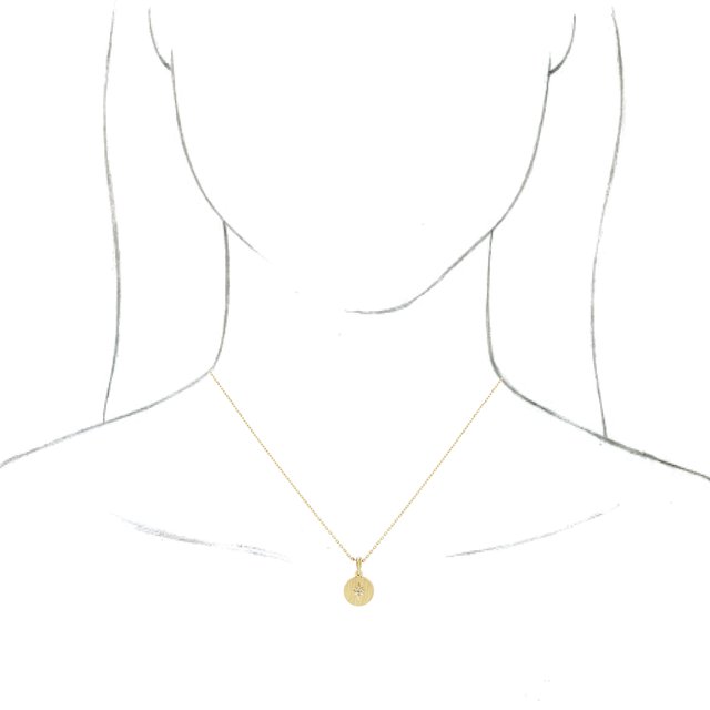 DIAMOND STARBURST NECKLACE