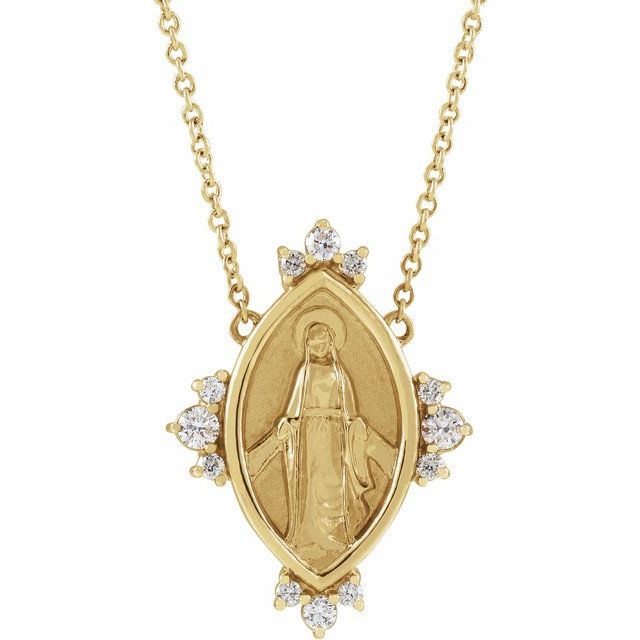 DIAMOND MIRACULOUS NECKLACE - 14K Yellow Gold