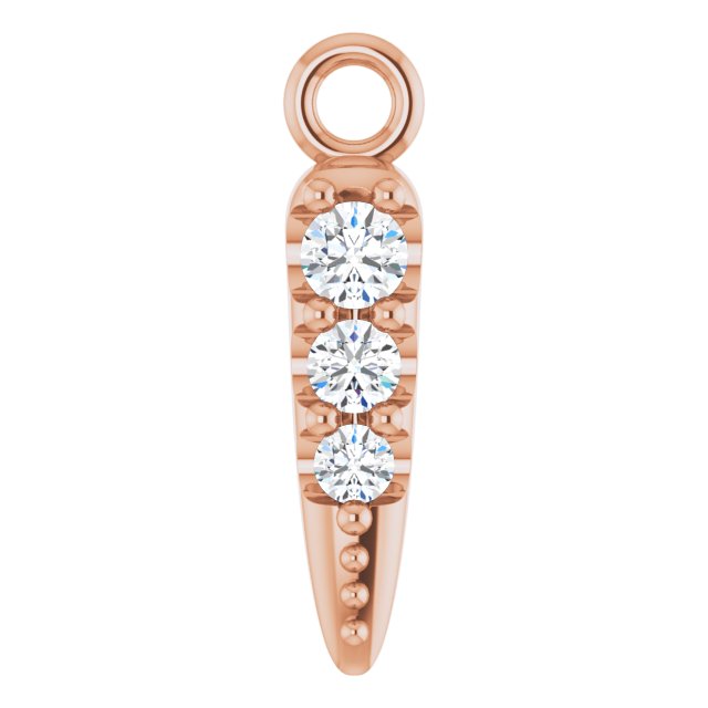 0.04 CTW DIAMOND SPIKE DANGLE