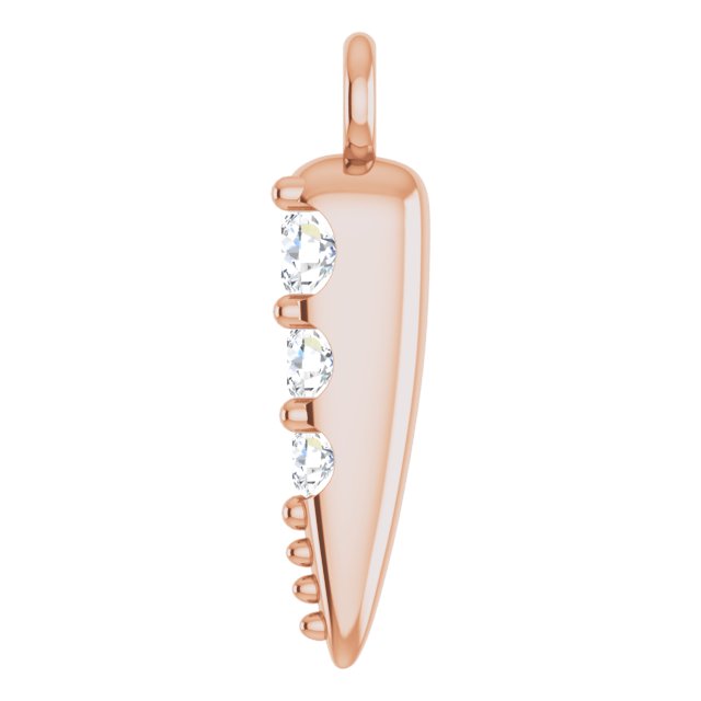 0.04 CTW DIAMOND SPIKE DANGLE