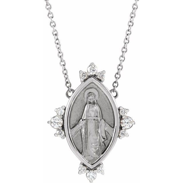 DIAMOND MIRACULOUS NECKLACE - 14K White Gold