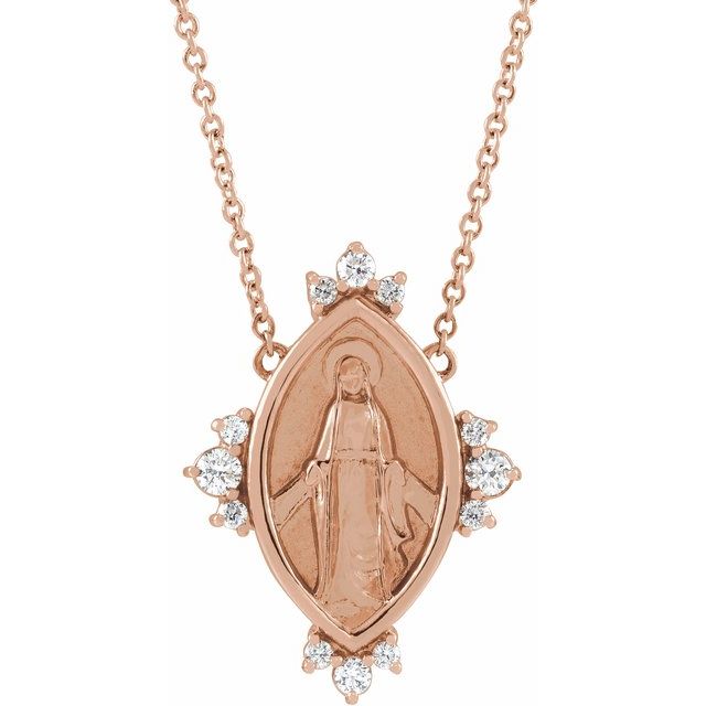 DIAMOND MIRACULOUS NECKLACE - 14K Rose Gold