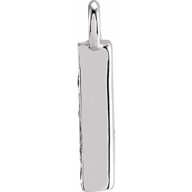 PAVE DIAMOND INITIAL DANGLE