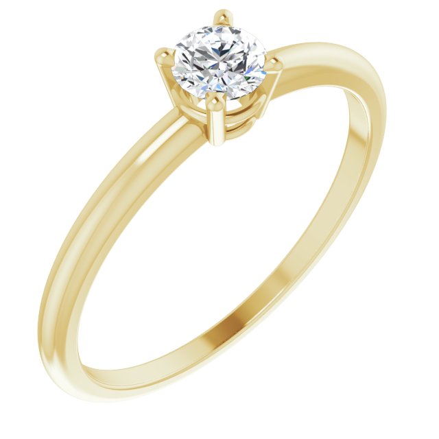 1/10 CTW DIAMOND PINKY RING