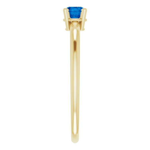 SAPPHIRE PINKY RING