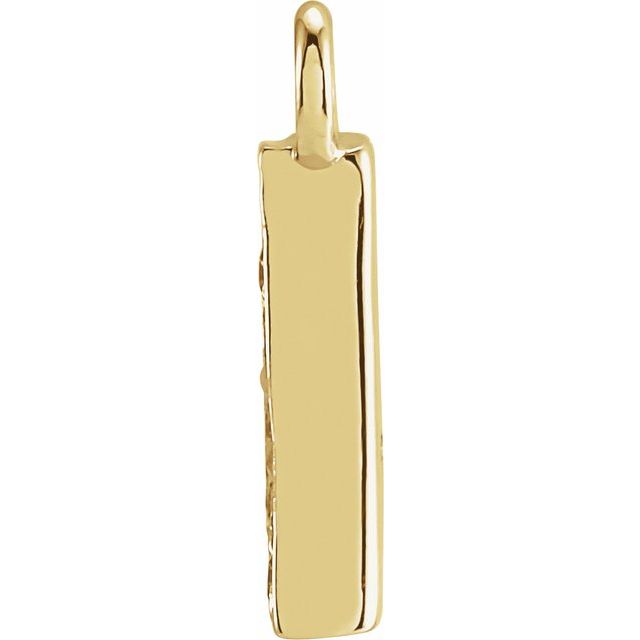 PAVE DIAMOND INITIAL DANGLE