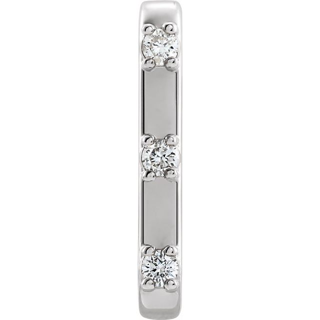 1/10 CTW SINGLE DIAMOND CUFF