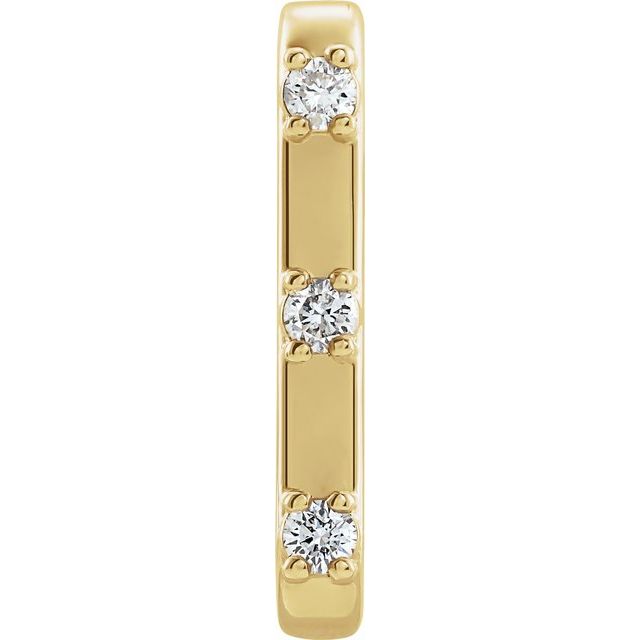 1/10 CTW SINGLE DIAMOND CUFF