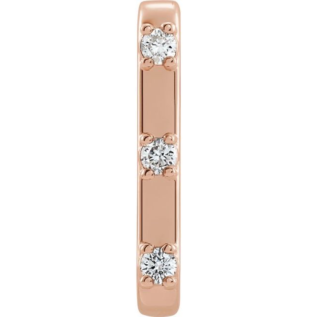 1/10 CTW SINGLE DIAMOND CUFF