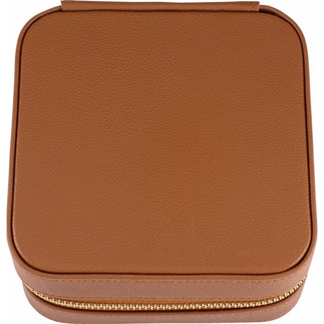 VEGAN LEATHER JEWELRY CASE WITH MIRROR