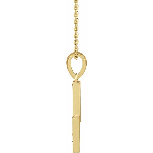 DIAMOND LIGHTNING BLOT NECKLACE