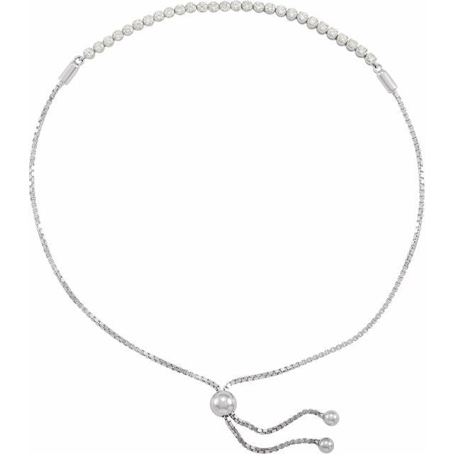½ CTW DIAMOND BOLO BRACELET