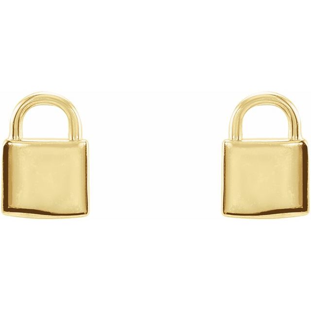 PETITE LOCK EARRINGS