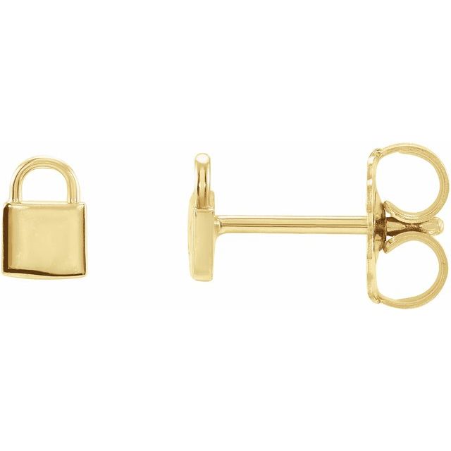 PETITE LOCK EARRINGS