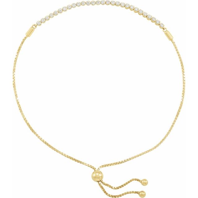 ½ CTW DIAMOND BOLO BRACELET