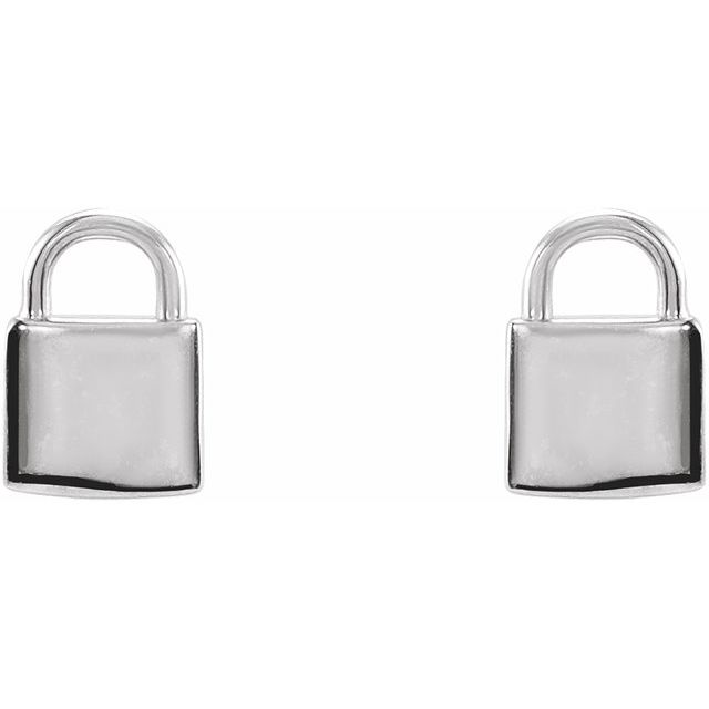 PETITE LOCK EARRINGS