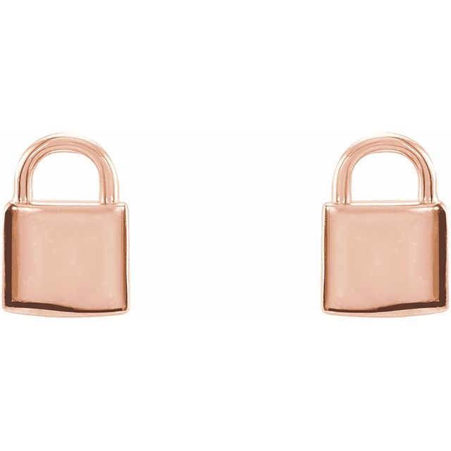 PETITE LOCK EARRINGS