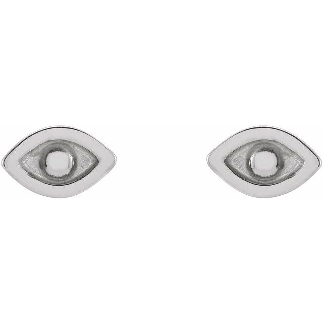 PETITE EVIL EYE EARRINGS