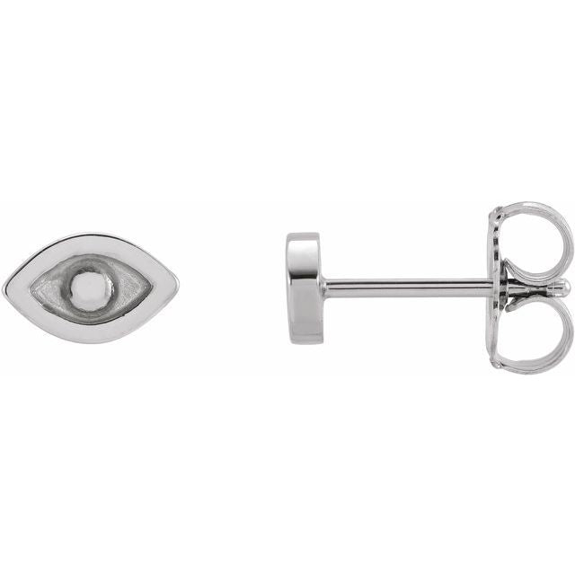 PETITE EVIL EYE EARRINGS