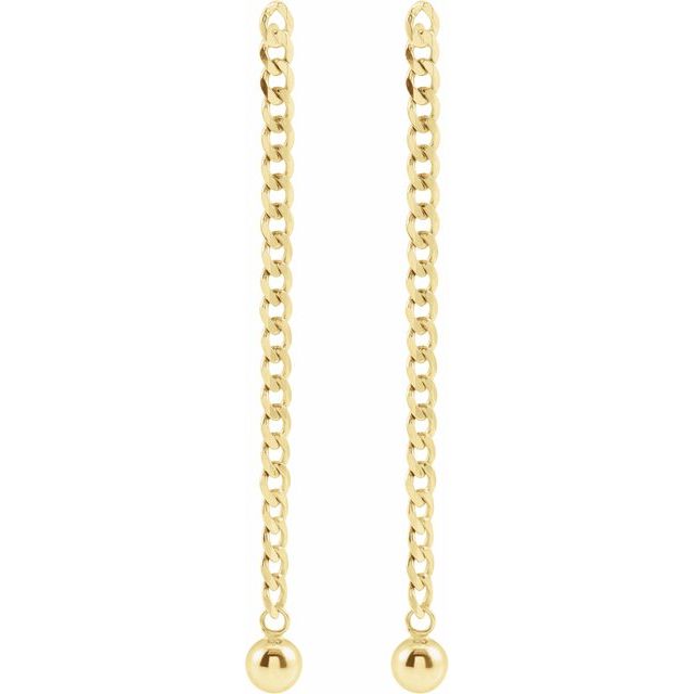 CURB CHAIN EARRING