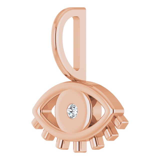 DIAMOND EVIL EYE PENDANT