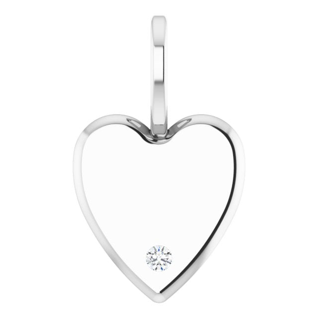 DIAMOND HEART PENDANT