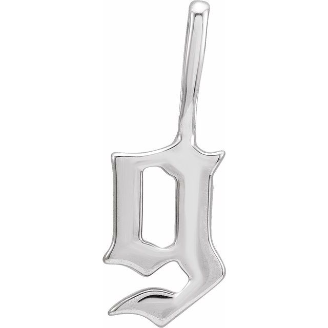 GOTHIC INITIAL CHARM / PENDANT