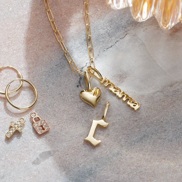 GOTHIC INITIAL CHARM / PENDANT