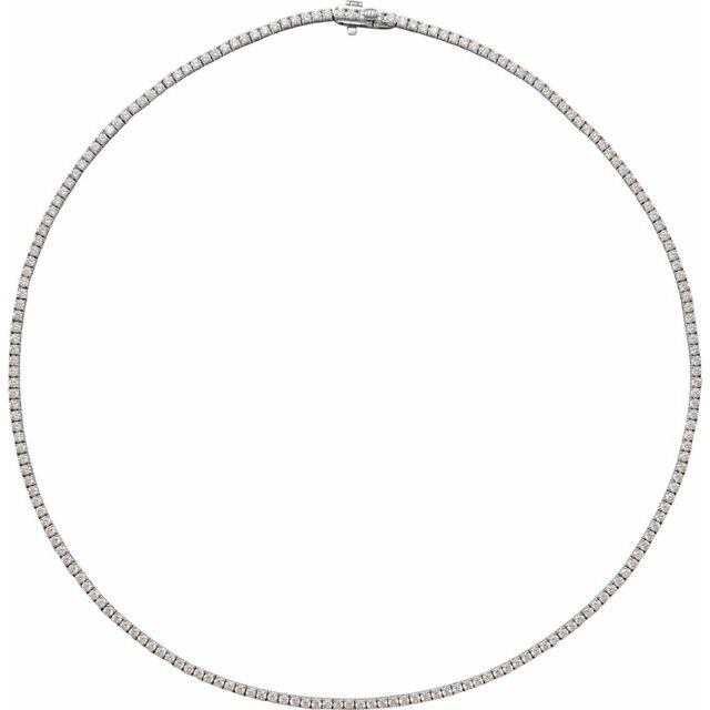 5 ⅞ CTW DIAMOND TENNIS NECKLACE