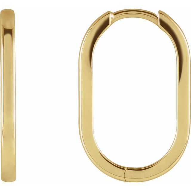 ELONGATED OVAL HOOP