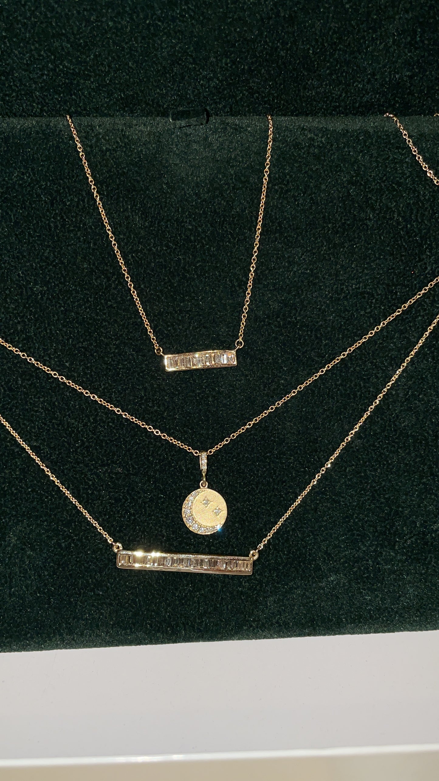 CRESCENT MOON COIN NECKLACE1