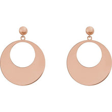 Load image into Gallery viewer, CIRCLE DANGLE EARRING
